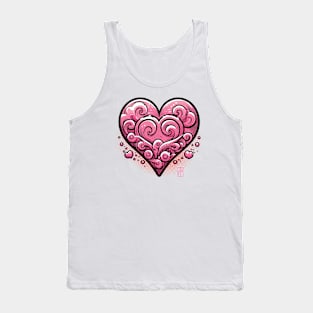 Heart for you - Valentine's Day - Love waves - Lovers Tank Top